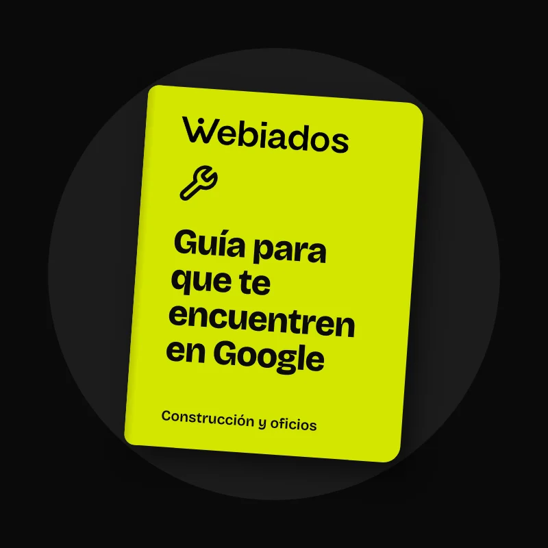Portada de la guía para construcción y oficios de Webiados