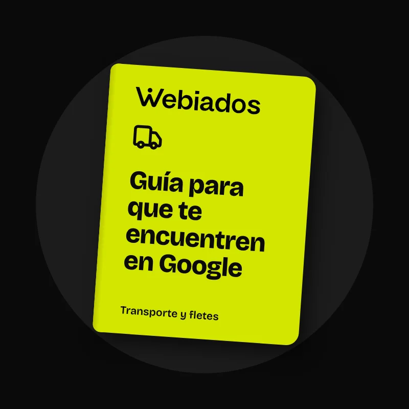 Portada de la guía para transporte y fletes de Webiados